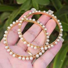 Hand Made Pearl Bangles