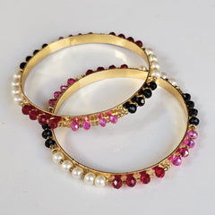 Hand Made Pearl Bangles